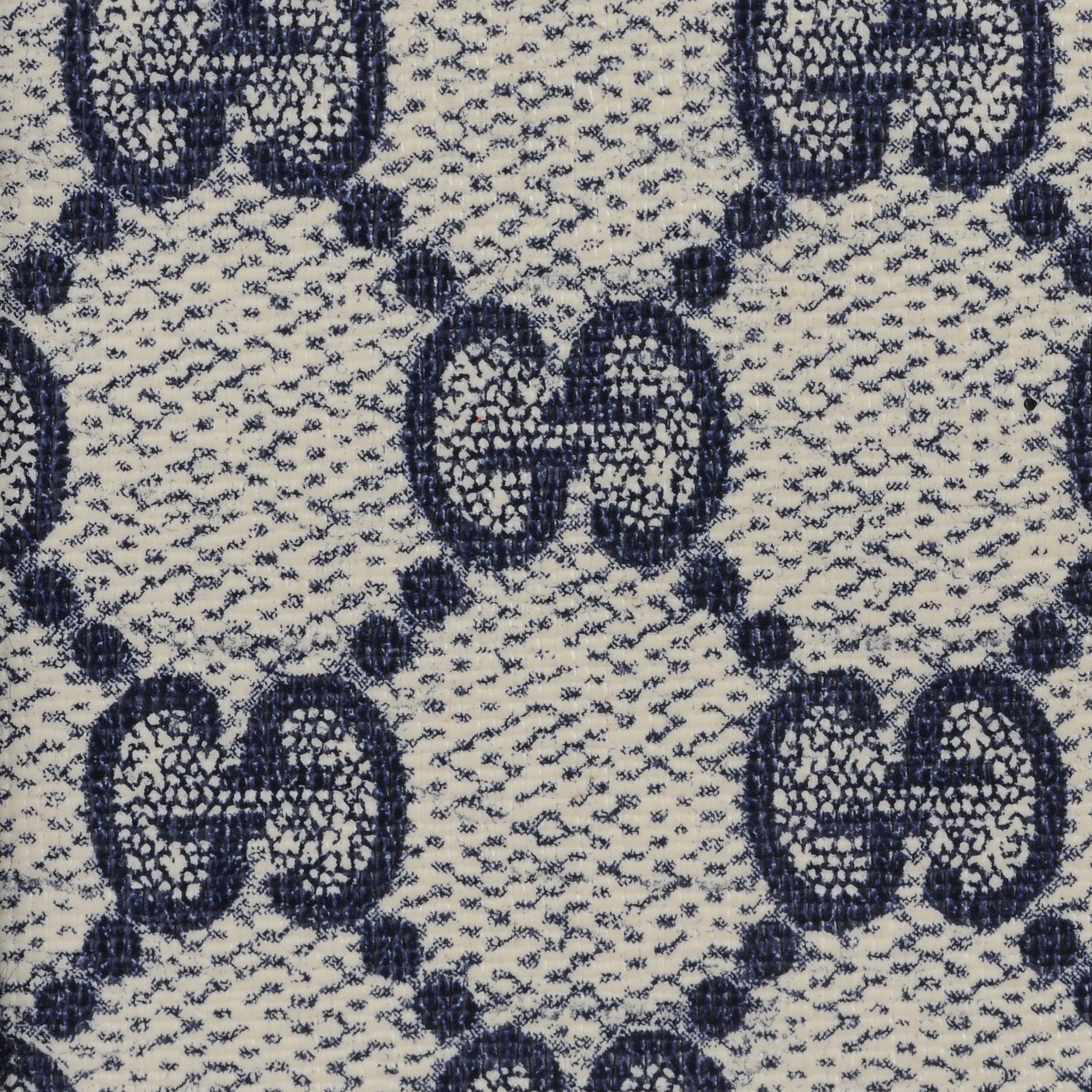 Gucci Monogram Horsebit Web Wallet Navy 6 of 7