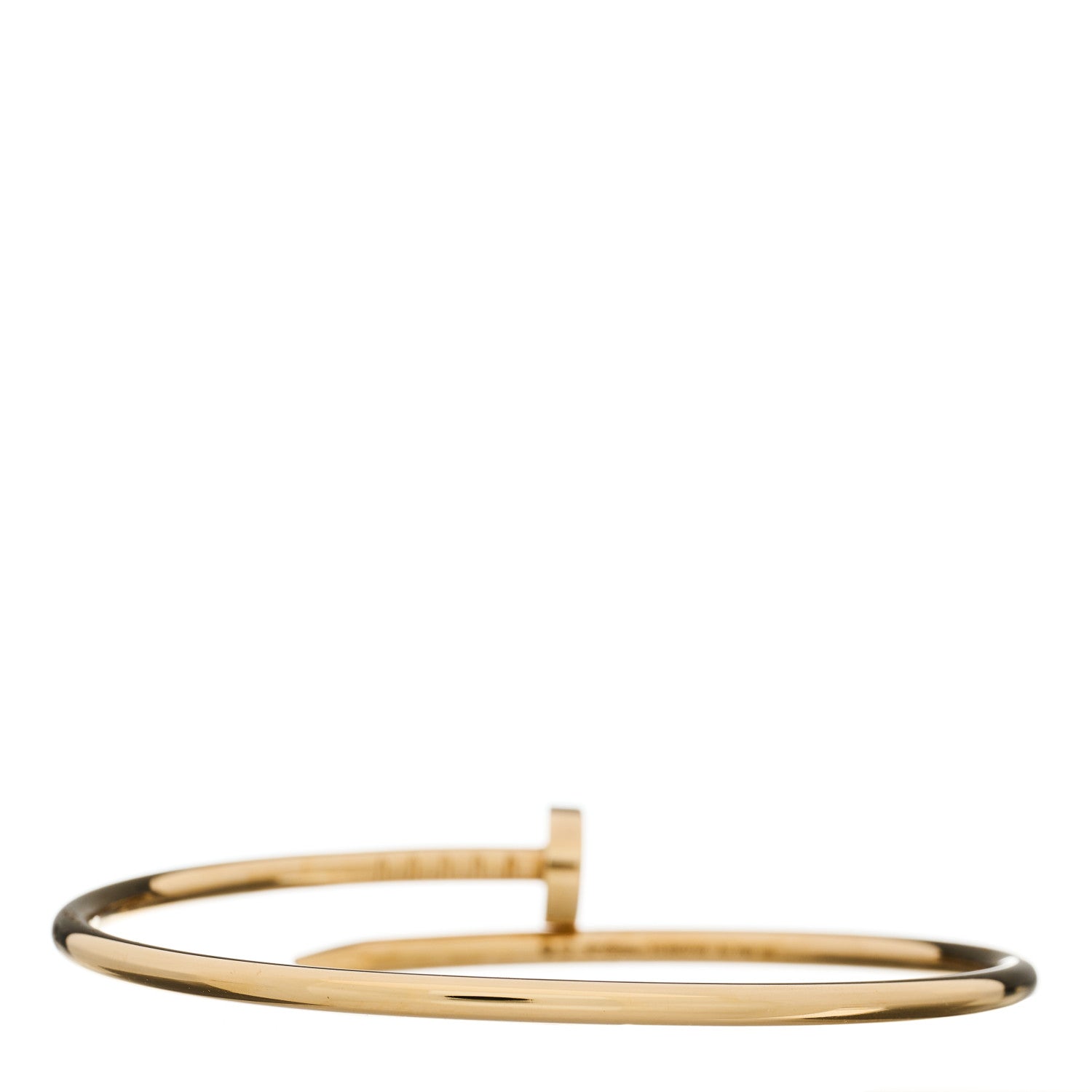Cartier 18K Yellow Gold Small Juste Un Clou Bracelet 15 2 of 3