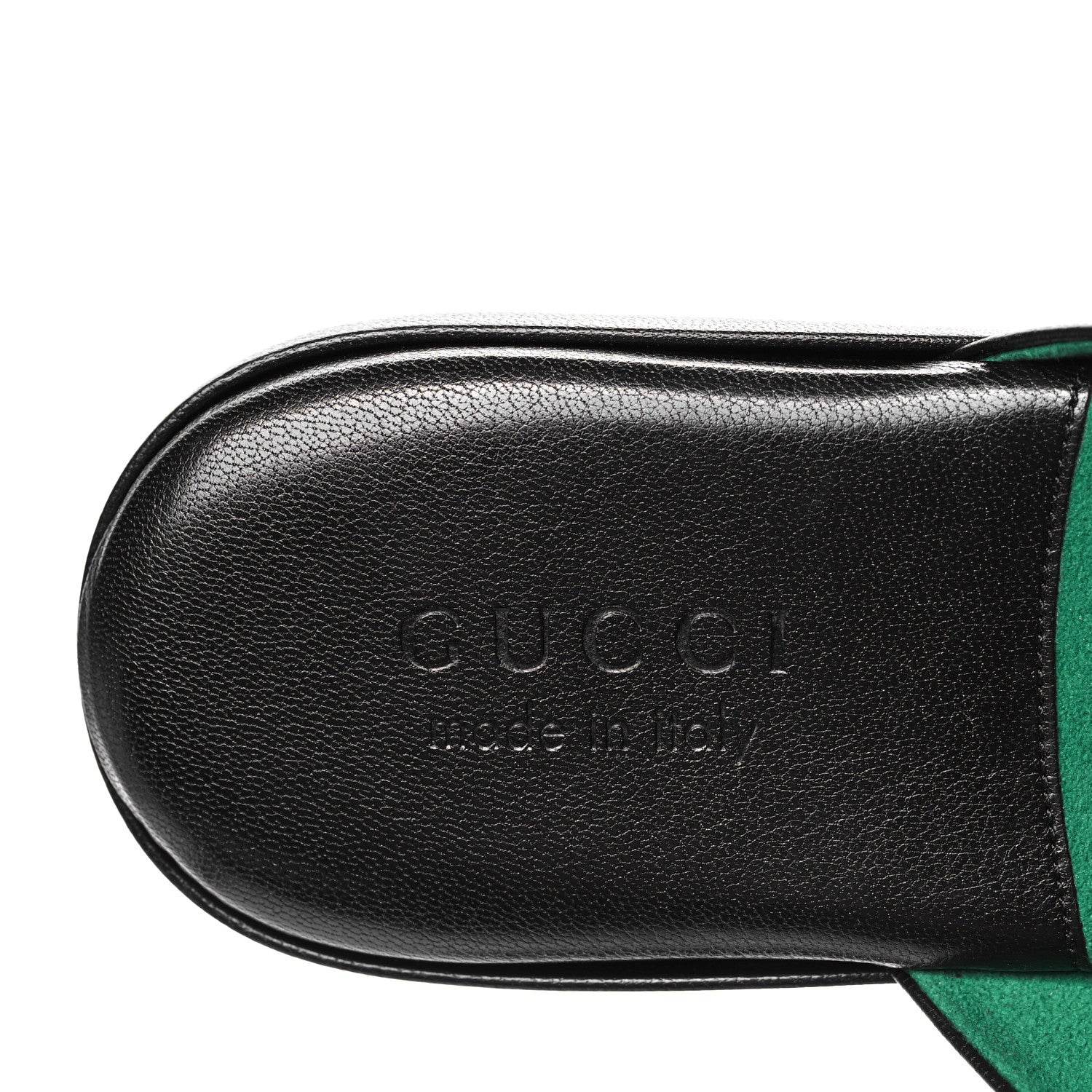 Gucci Goatskin Horsebit Men's Pericle Slippers 11 Black 7 of 9