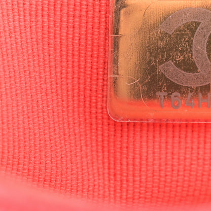 Chanel Caviar Quilted Bow Wallet On Chain WOC Orange 7 of 11