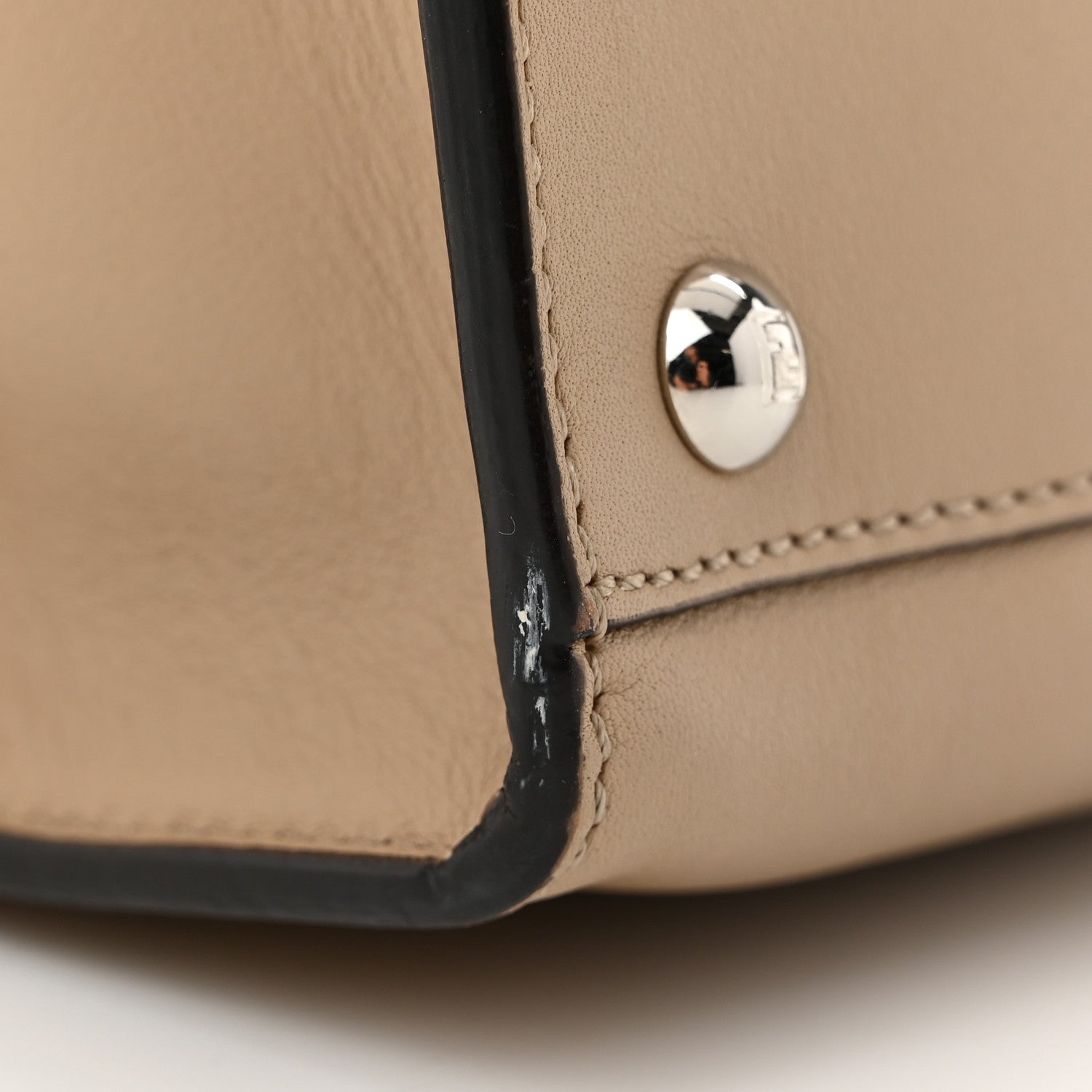 Fendi Vitello Seta Light Camoscio Medium Peekaboo X-Lite Amido Ciclamino 11 of 11