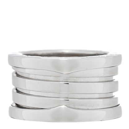 Bulgari 18K White Gold B.Zero1 Three-Band Ring 48 4.5 1 of 4