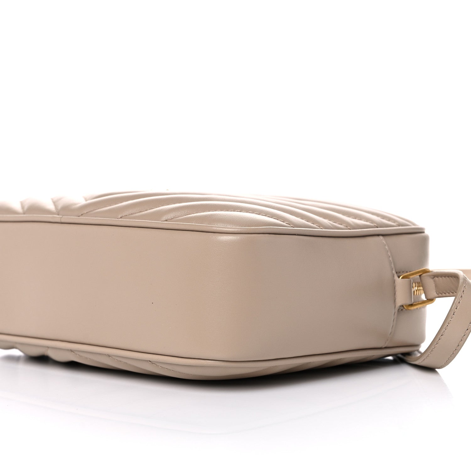 Saint Laurent Calfskin Matelasse Monogram Lou Camera Bag Dark Beige 9 of 9