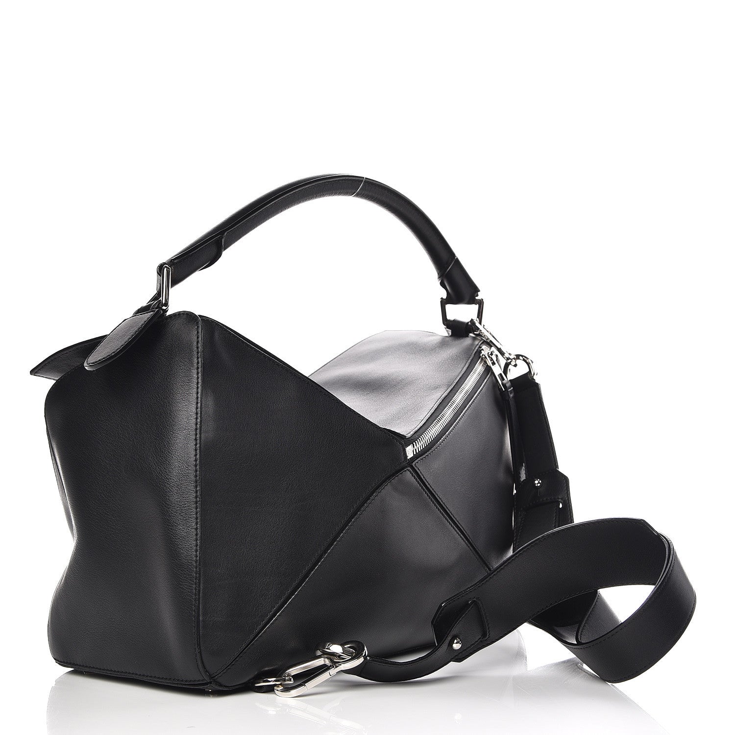 Loewe Calfskin Large Puzzle Bag Black 3 of 8