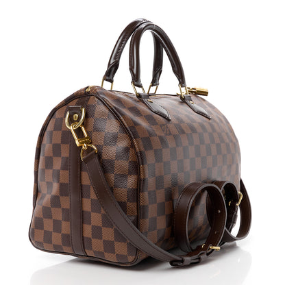 Louis Vuitton Damier Ebene Speedy Bandouliere 30 3 of 9
