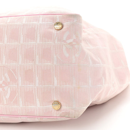 Chanel Nylon Medium Travel Tote Pink 10 of 16