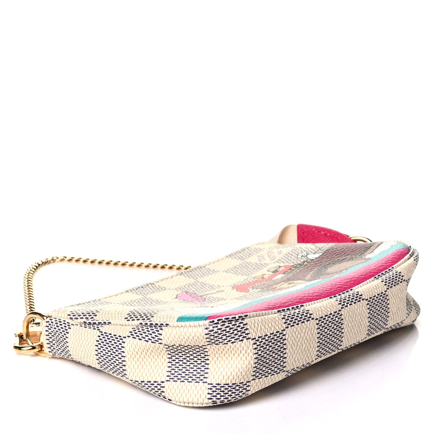 Damier Azur 2015 Christmas Animation Mini Pochette Accessories