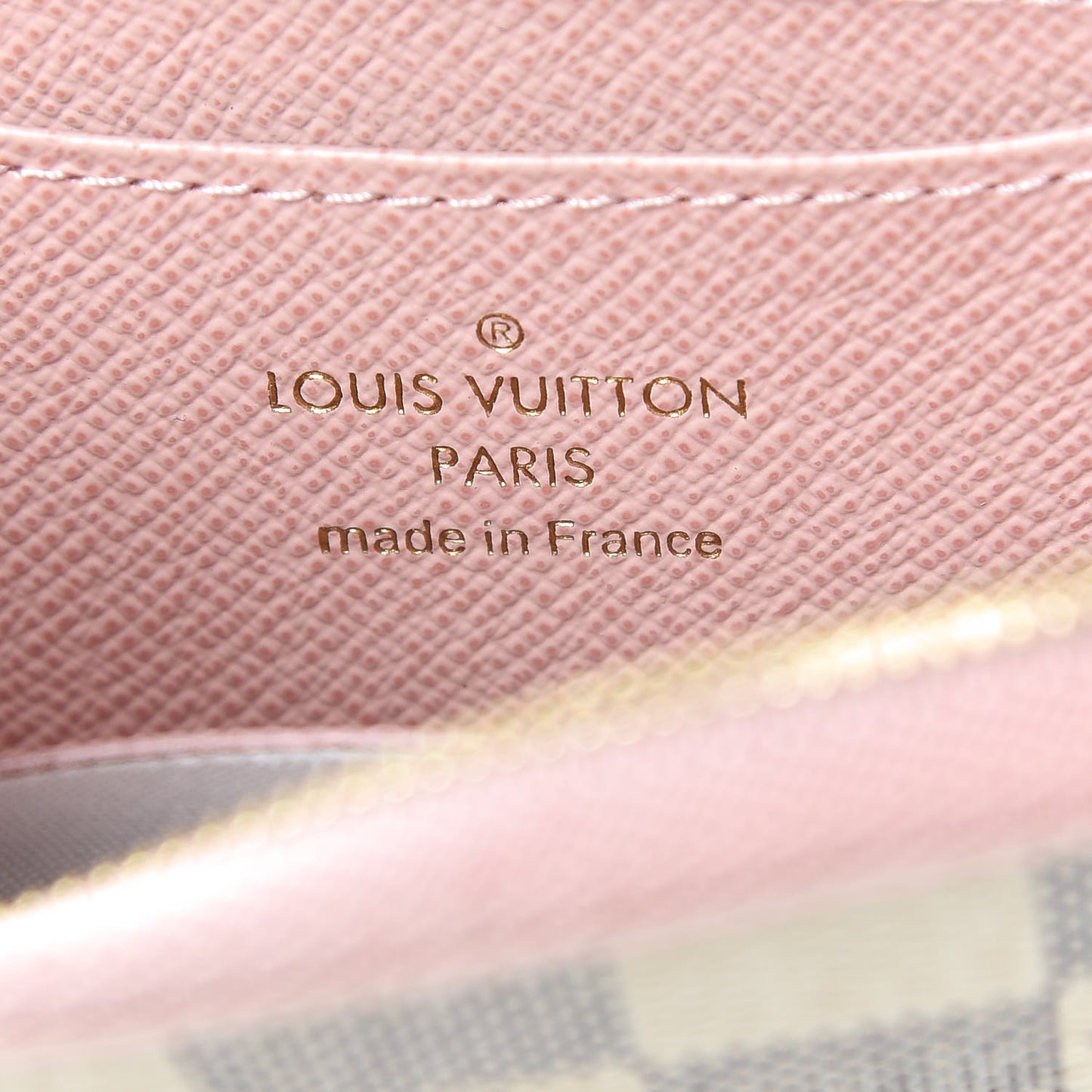 Damier Azur Zippy Coin Purse Rose Ballerine