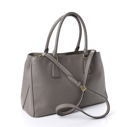 Prada Saffiano Lux Small Tote Argilla 2 of 13