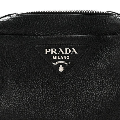 Prada Vitello Daino Soft Crossbody Black 7 of 9