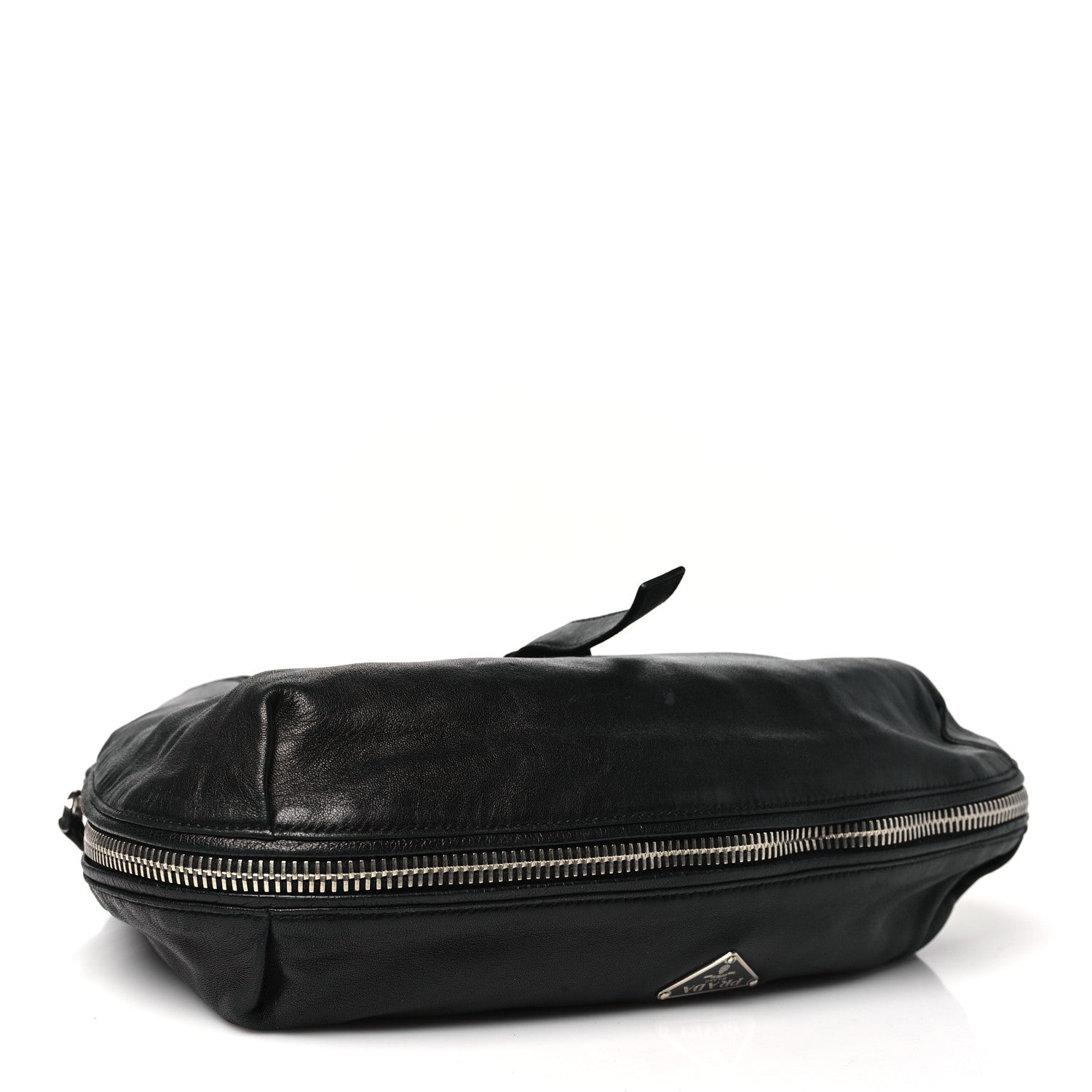 Prada Nappa Zip Hobo Black 4 of 12