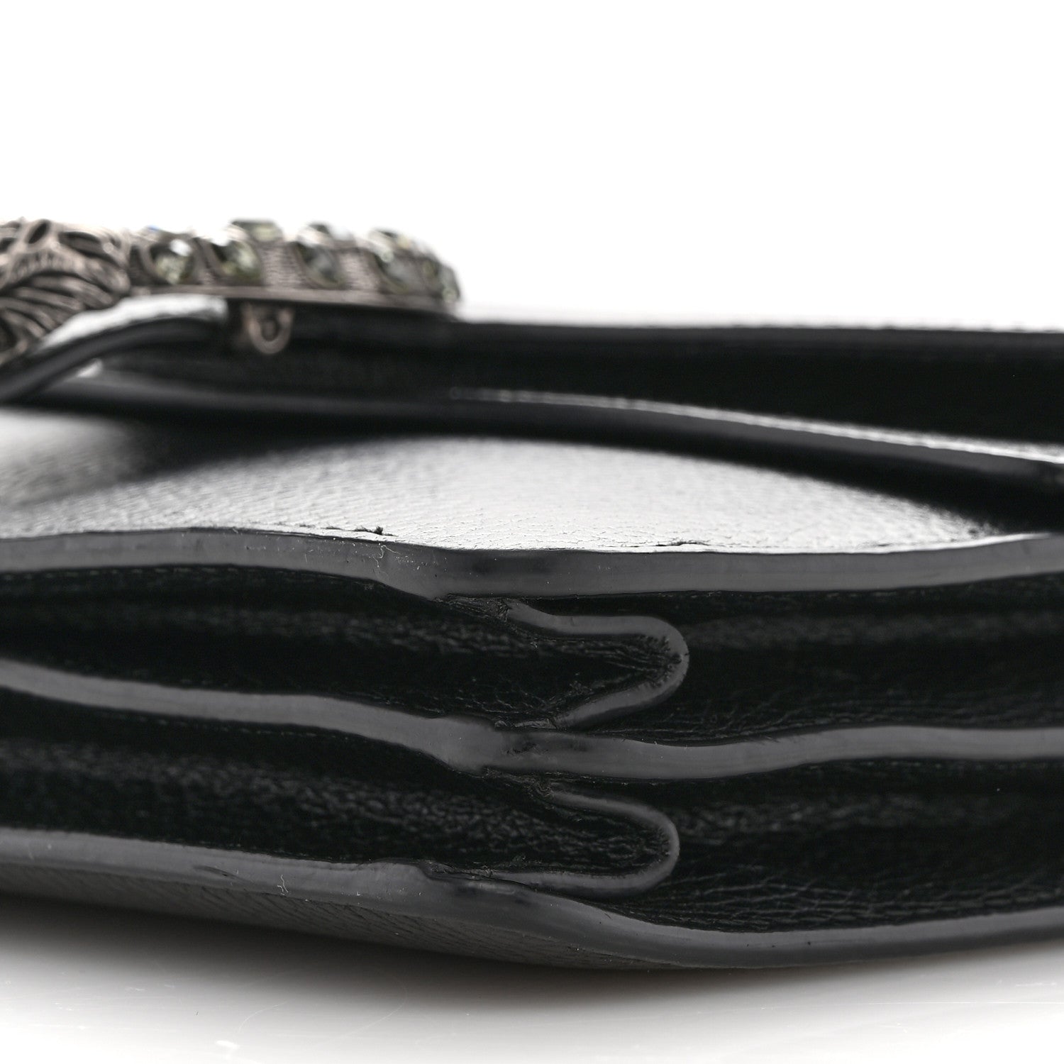 Gucci Pebbled Calfskin Small Dionysus Shoulder Bag Black 11 of 14