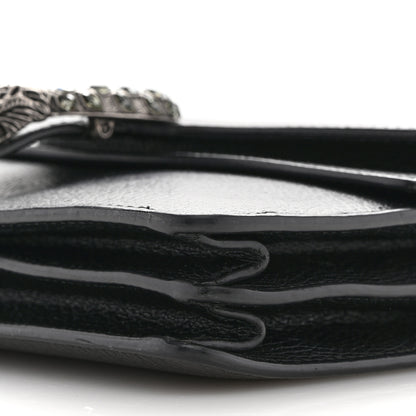 Gucci Pebbled Calfskin Small Dionysus Shoulder Bag Black 11 of 14
