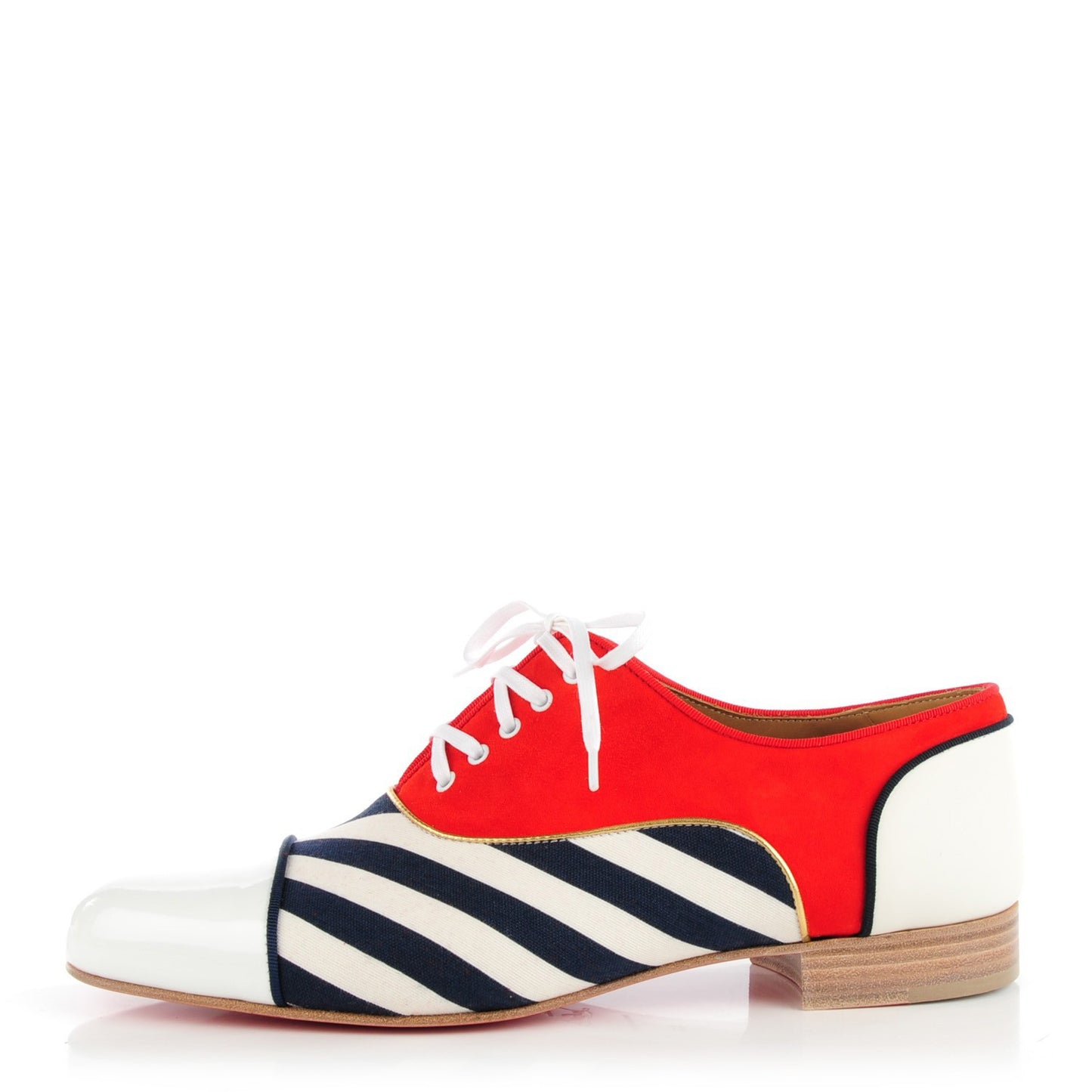 Suede Patent Calfskin Canvas John John Mens Flat Oxfords 43 Navy