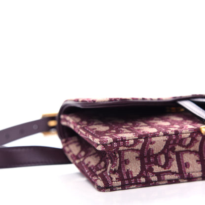 Christian Dior Oblique Saddle Belt Bag Bordeaux 8 of 11