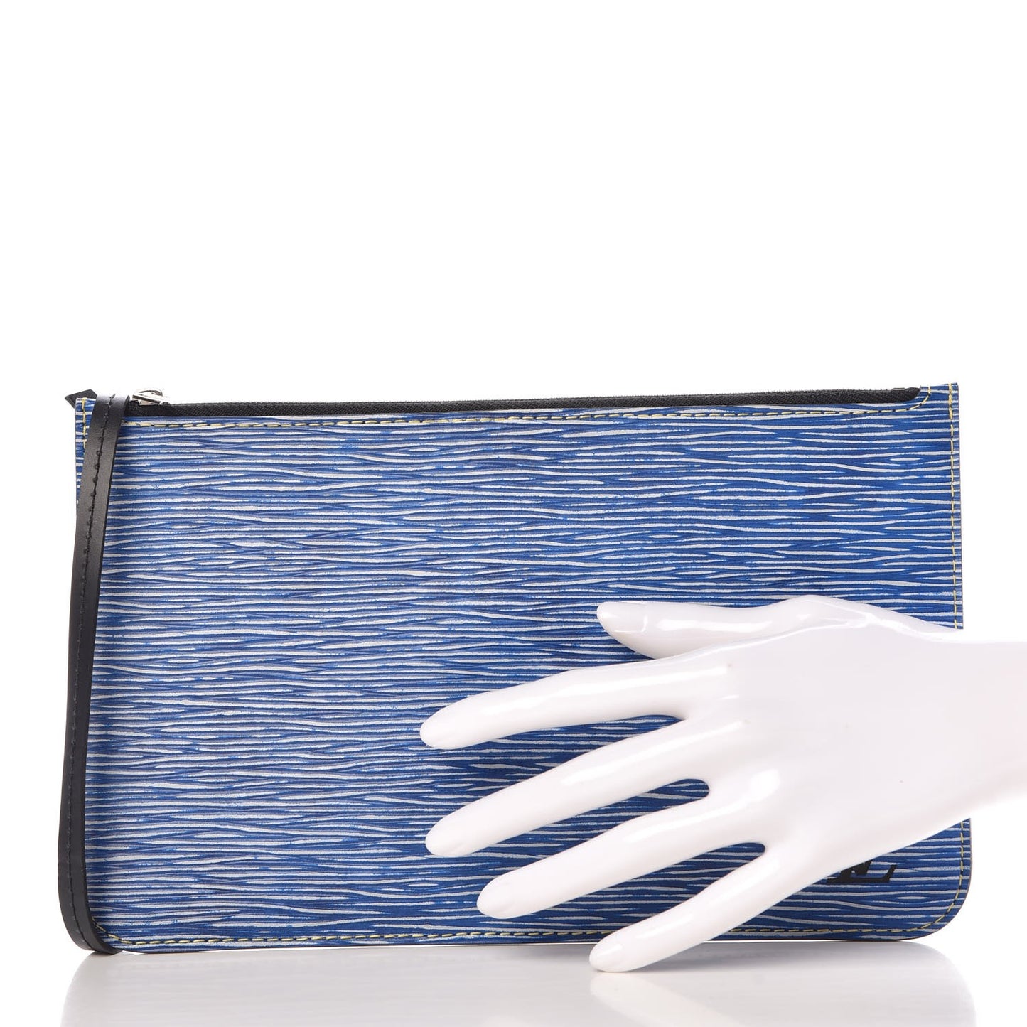 Epi Neverfull Pochette MM Denim Light