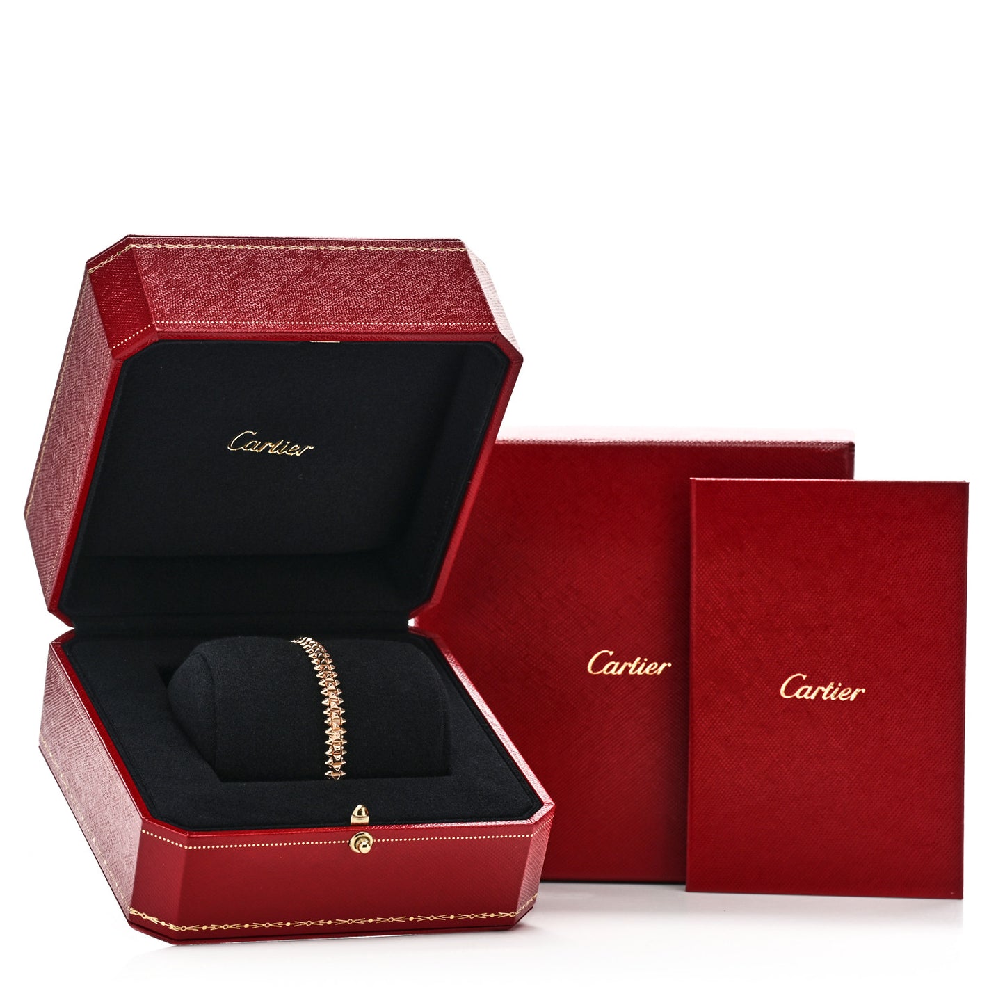 18K Pink Gold Small Clash De Cartier Bracelet 16
