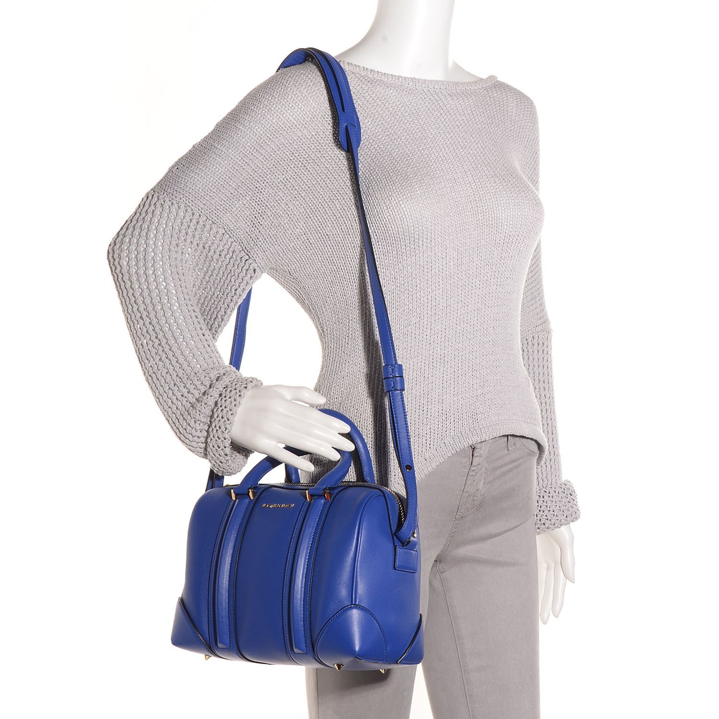 Smooth Calfskin Mini Lucrezia Blue
