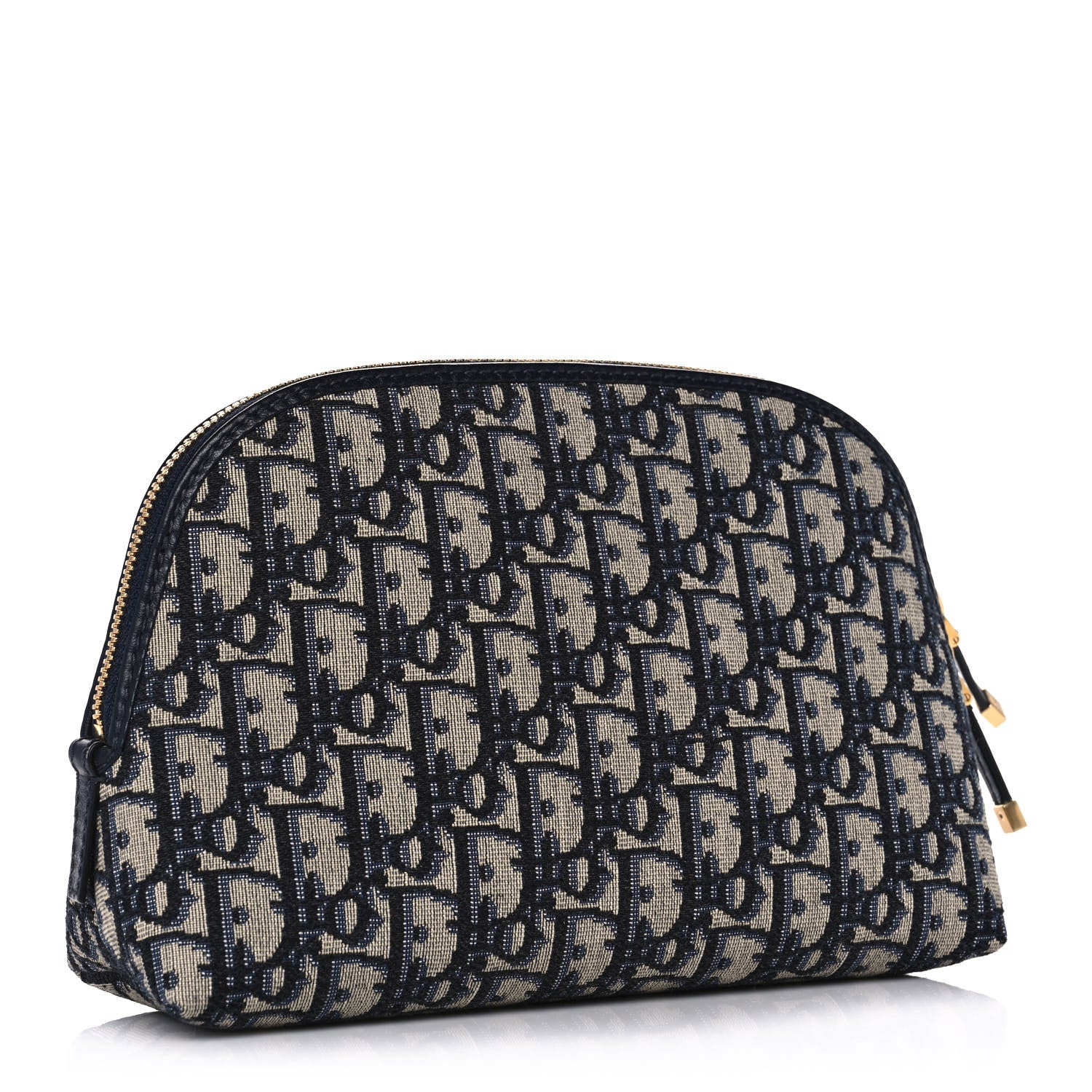 Christian Dior Oblique 30 Montaigne Cosmetic Pouch Blue 2 of 9