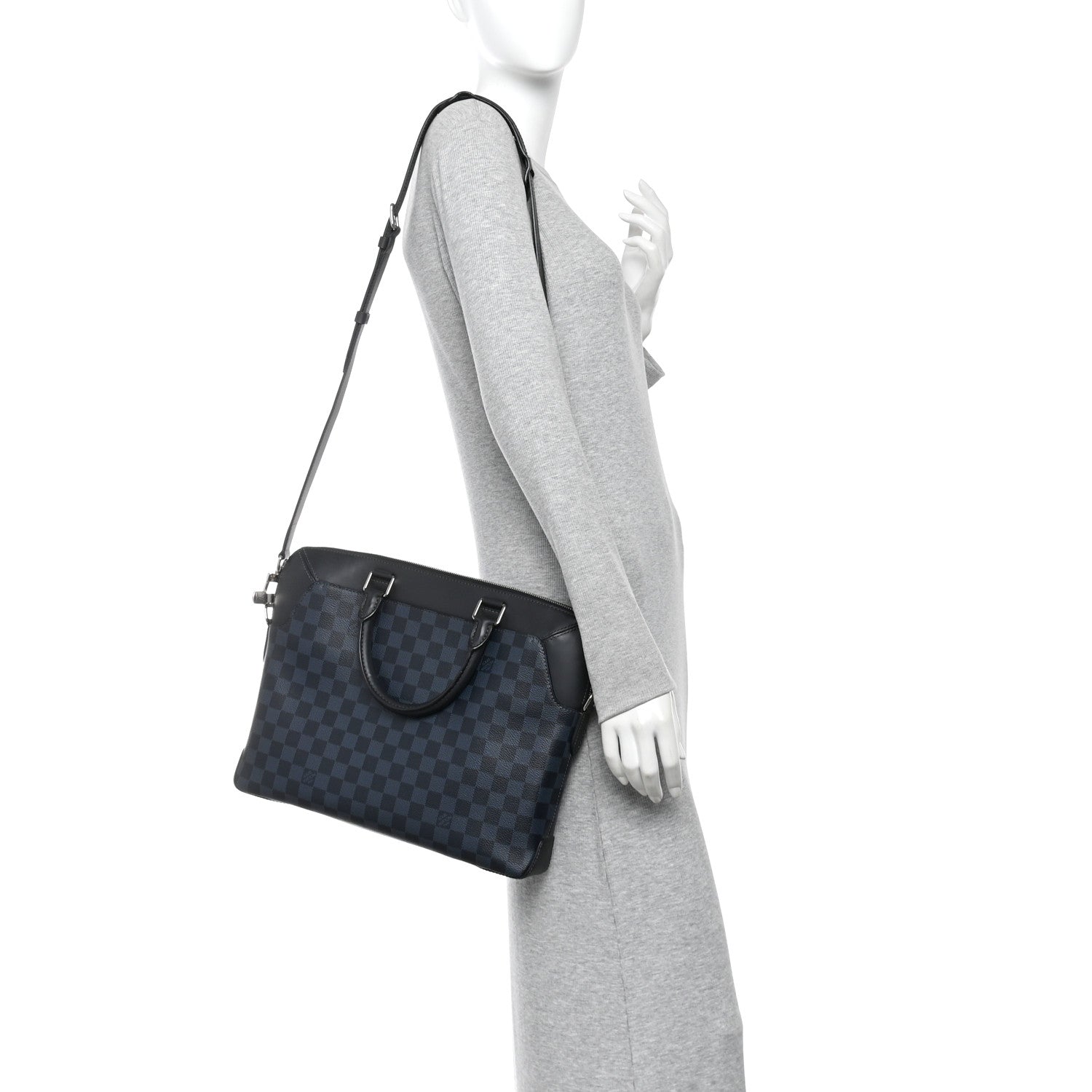 Louis Vuitton Damier Cobalt Oliver Briefcase 2 of 9