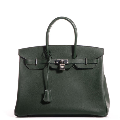 Hermes Epsom Birkin 35 Vert Anglais 1 of 26