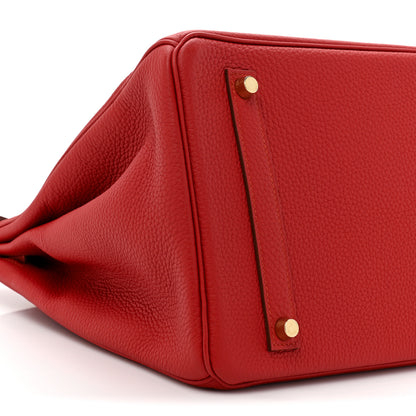 Hermes Togo BIRKIN 35 Vermillion 9 of 11