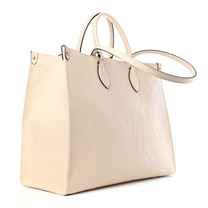 Louis Vuitton Empreinte Monogram Giant Onthego GM Creme 2 of 4