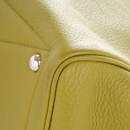 Hermes Taurillon Clemence Victoria II 35 Vert Anis 10 of 11