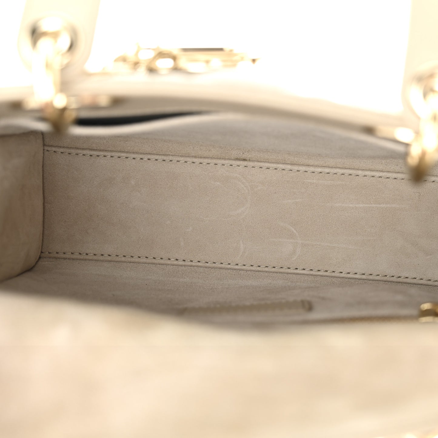 Lambskin Cannage Small My ABCDior Lady Dior Beige