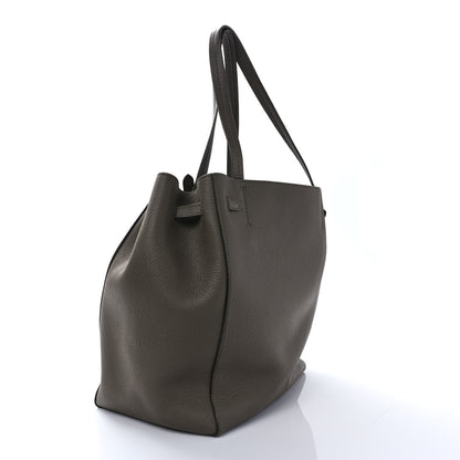 Celine Soft Grained Calfskin Small Belt Cabas Phantom Taupe 3 of 10