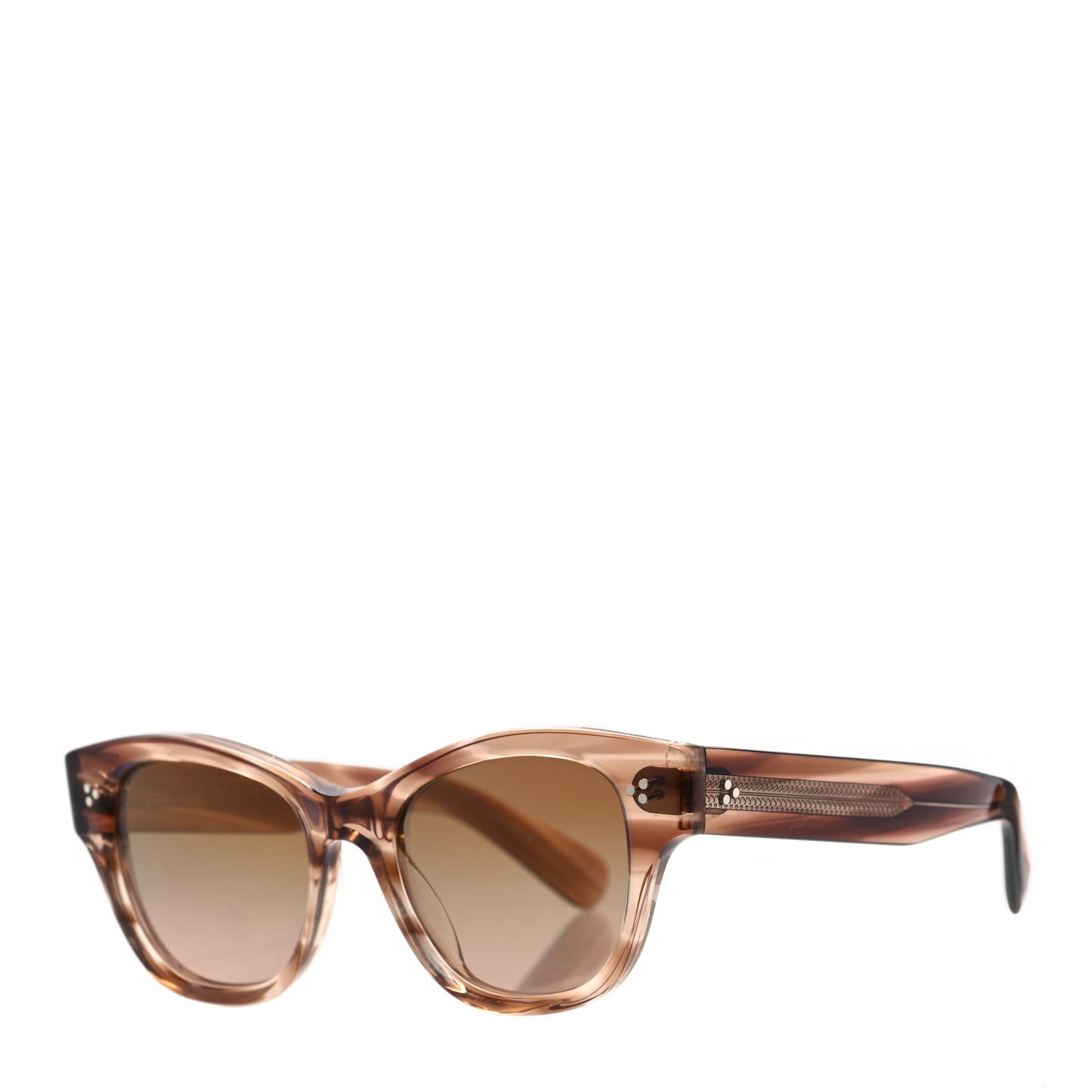 Acetate Eadie Pillow Sunglasses Beige