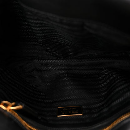 Prada Calf Hair Shoulder Bag Black 5 of 10