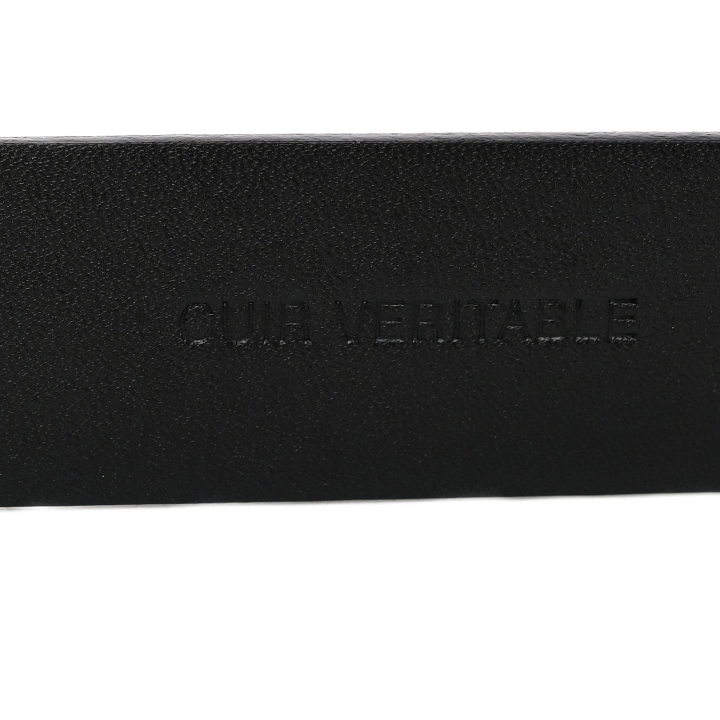 Calfskin Crystal CC Chain Belt 95 38 Black