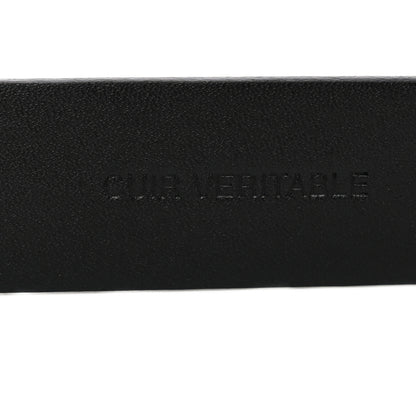 Chanel Calfskin Crystal CC Chain Belt 95 38 Black 3 of 6