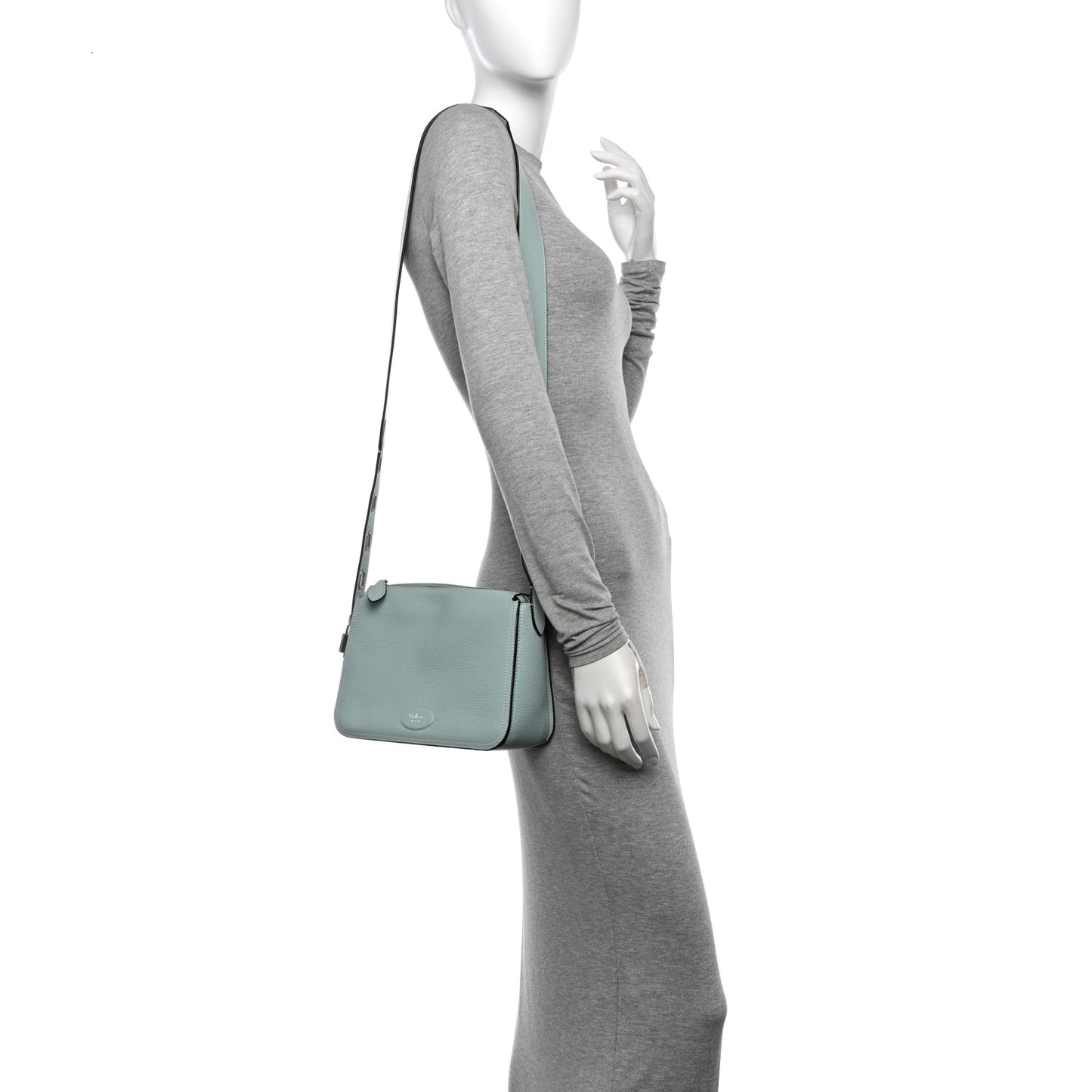 Small Classic Grain Billie Crossbody Bag Acrylic Green