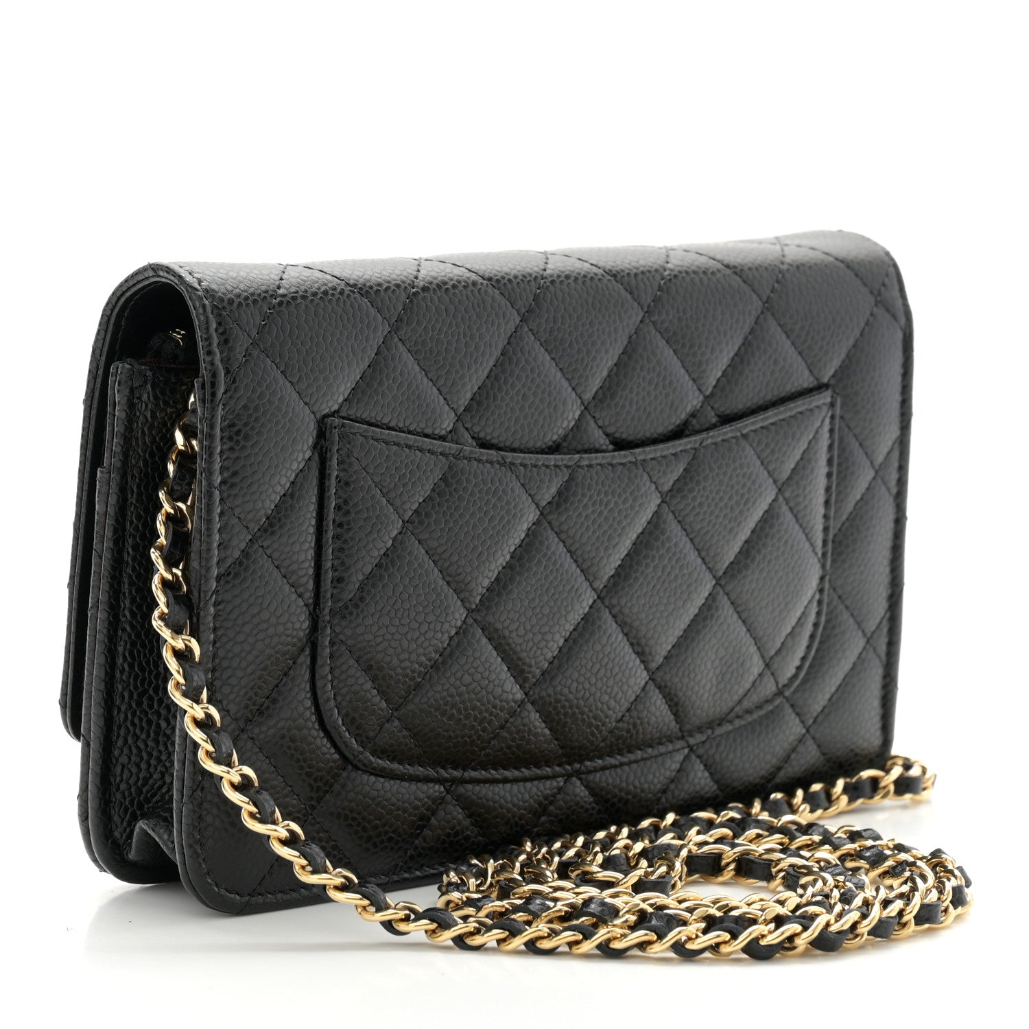 Chanel Caviar Quilted Wallet on Chain WOC Black 3 of 11