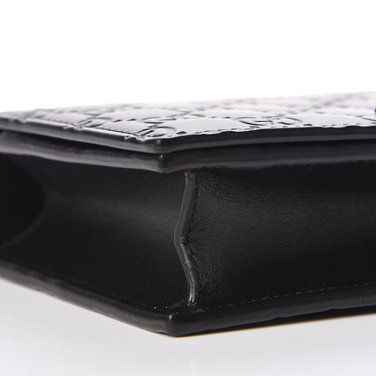 Gucci Guccissima Signature Bowy Chain Wallet Black 7 of 9