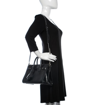 Saint Laurent Glace Calfskin Baby Souple Sac De Jour Black 2 of 11