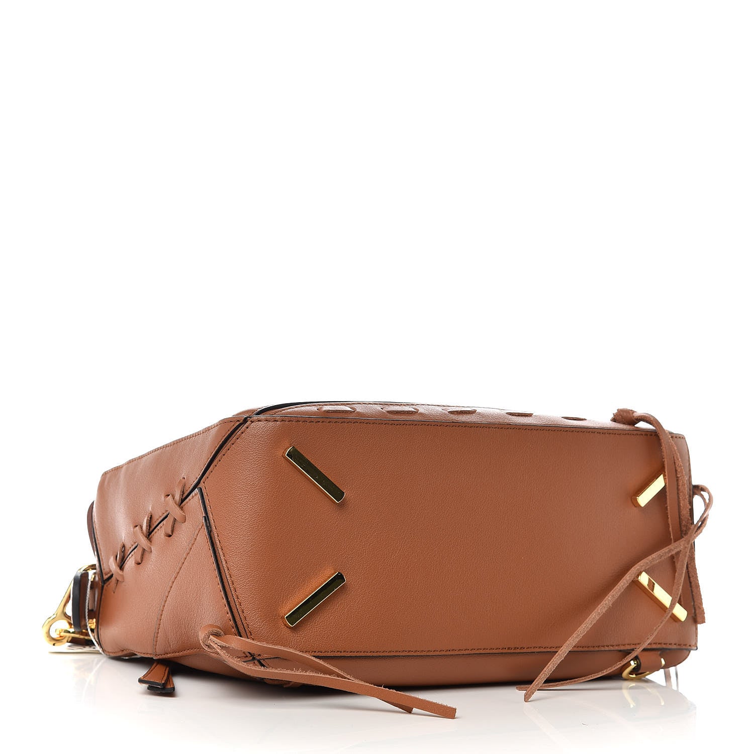 Loewe Calfskin Laced Puzzle Bag Tan 4 of 9