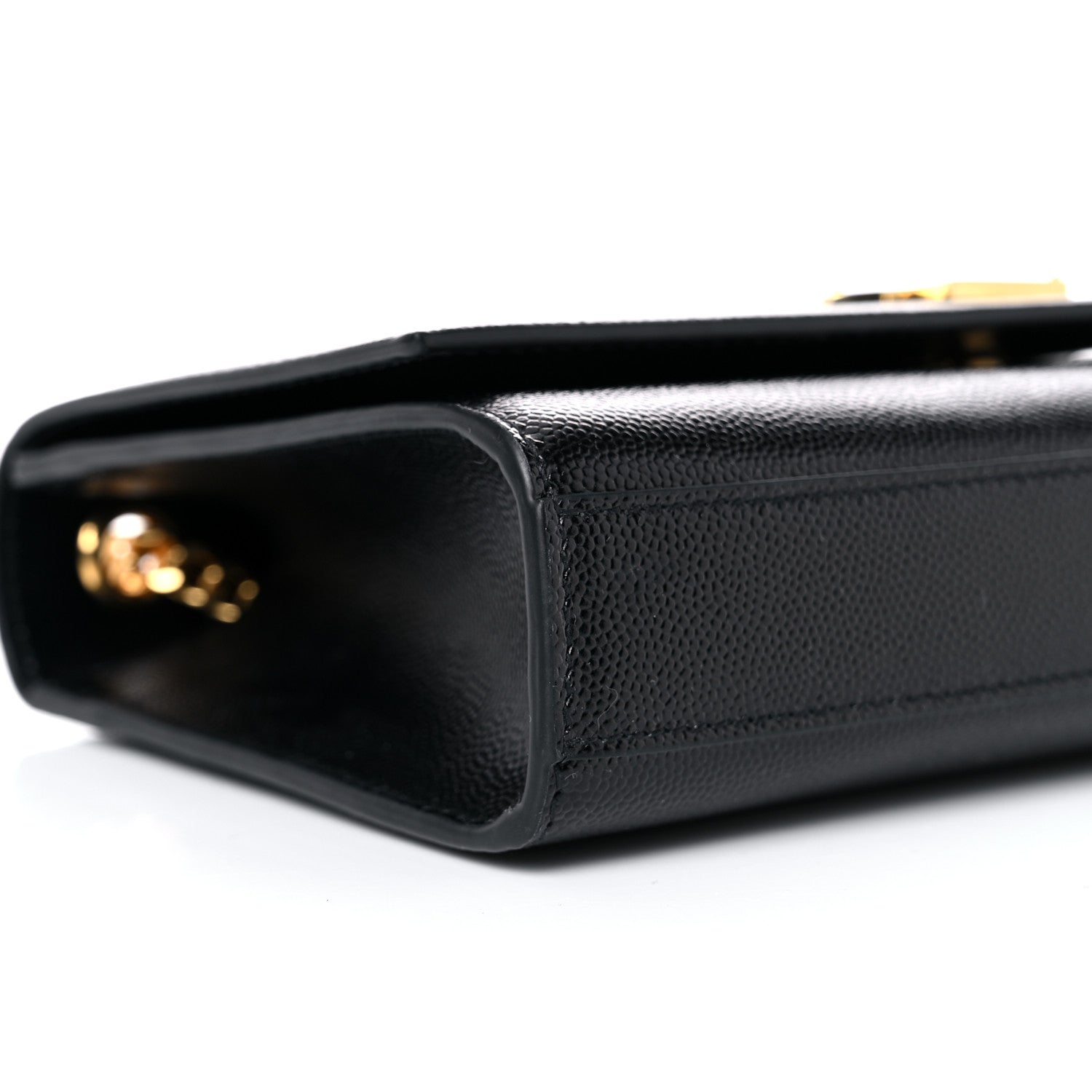 Saint Laurent Grain De Poudre Small Monogram Kate Satchel Black 7 of 8