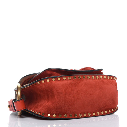 Chloe Suede Calfskin Braided Mini Hudson Shoulder Bag 4 of 15