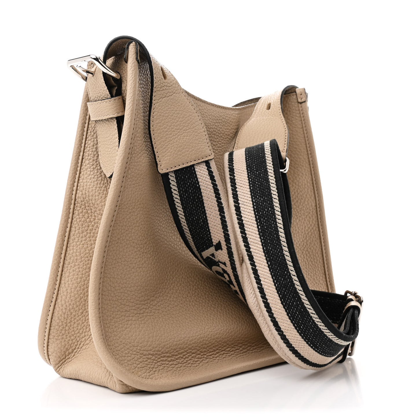 Vitello Daino Soft Hobo Messenger Bag Sabbia