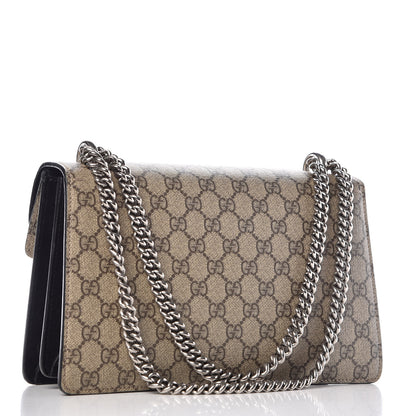 Gucci GG Supreme Monogram Small Dionysus Shoulder Bag Black 3 of 14