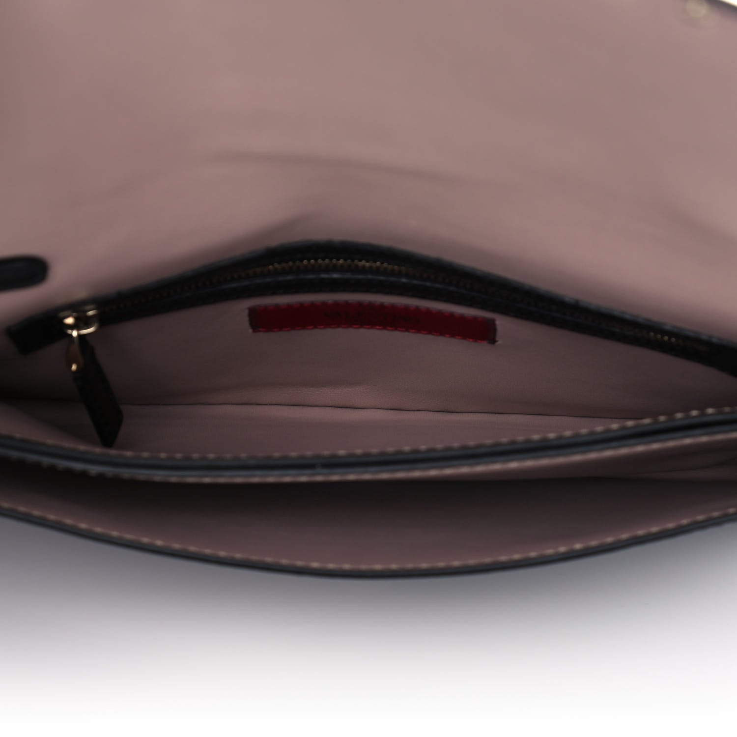 Valentino Garavani Nappa Rockstud Wristlet Clutch Black 5 of 9