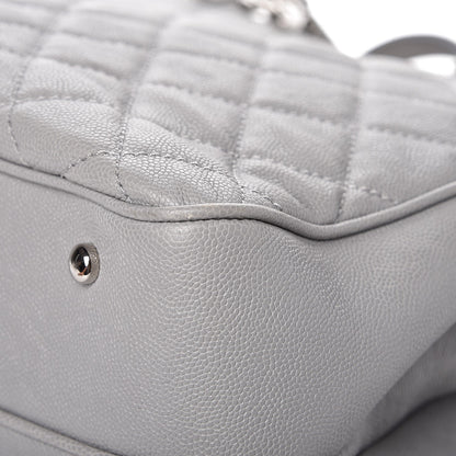 Chanel Caviar Quilted Large Urban Companion Top Handle Shopping Tote Grey 9 of 11