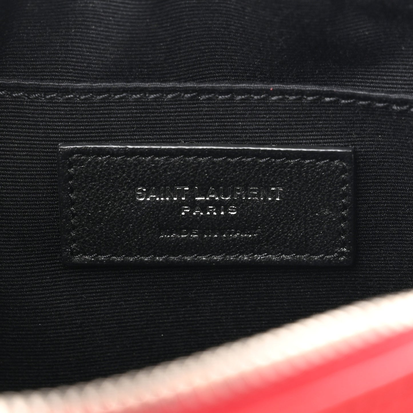 Calfskin Monogram Small Lou Camera Bag Red