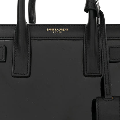 Saint Laurent Patent Calfskin Nano Sac de Jour Black 7 of 9