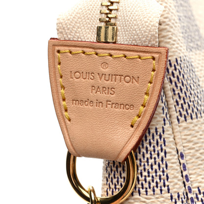 Louis Vuitton Damier Azur Mini Pochette Accessories 6 of 10