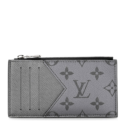 Louis Vuitton Taigarama Coin Card Holder Gunmetal 1 of 6