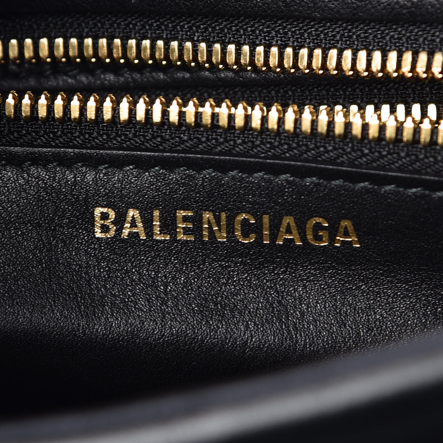 Calfskin XS Fringe Laundry Cabas Black